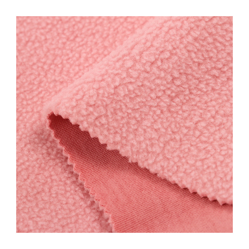 Keqiao factory's 330/360G polyester-cotton polar fleece fabric for school uniforms, sweatshirts, sweatpants and pajamas Item Picture