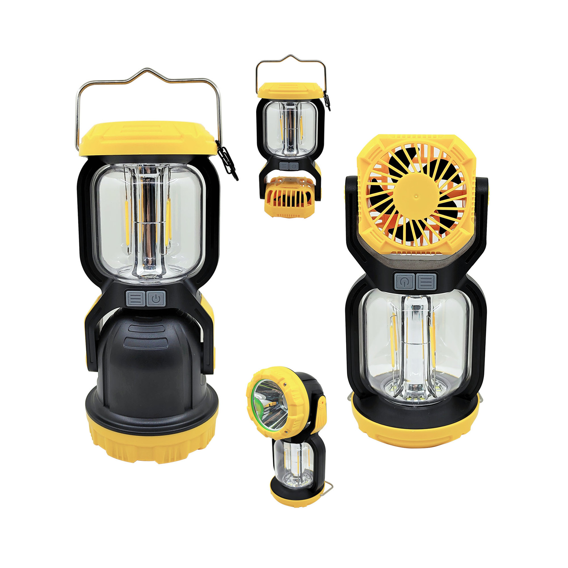 户外LED钨丝露营灯帐篷灯照明灯风扇灯强光手电筒手提灯应急灯