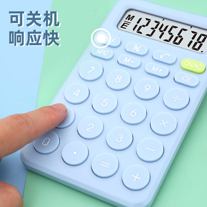 80912-digit creative portable calculator in candy color, cute calculator, direct supply from the manufacturer Application Scenario