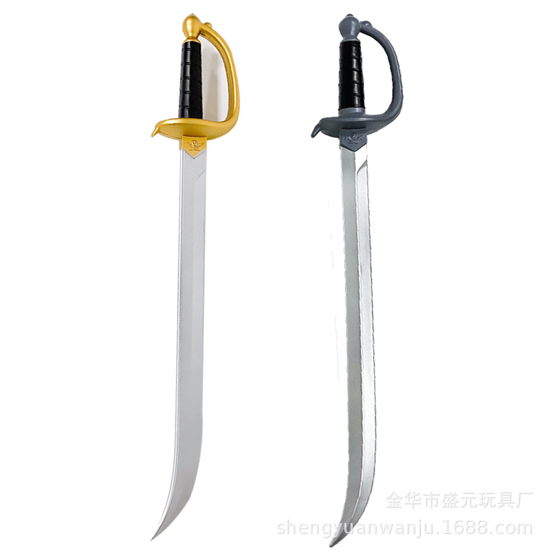 New Caribbean Pirates knife weapon model, children's toy knife, PU rubber Halloween prop, anime sword and knife batch Item Picture