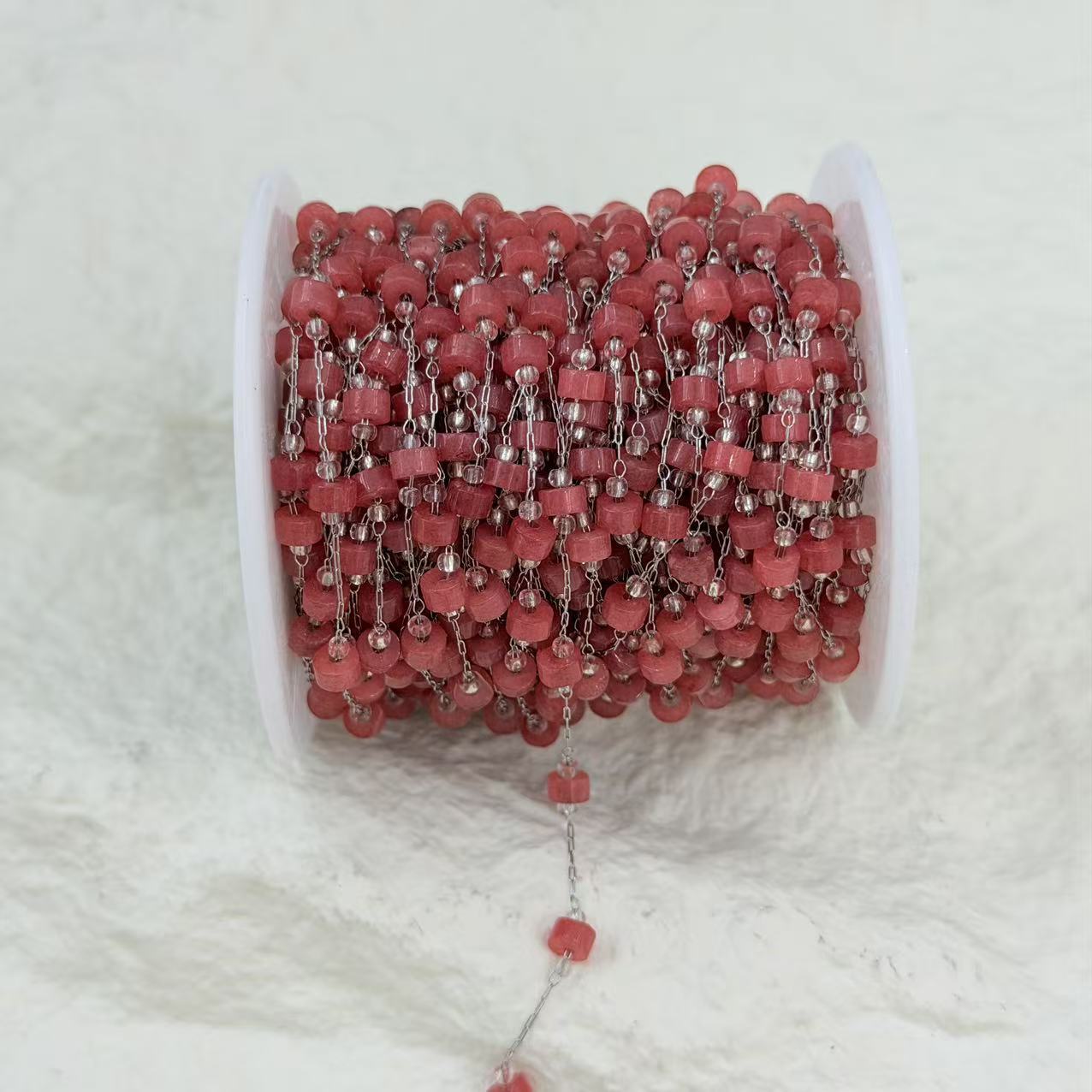 Cross-border partition 5-hole beaded chain, diy jewelry accessories, necklaces, bracelets, ancient-style hair accessories, wholesale of handcrafted materials Specification image
