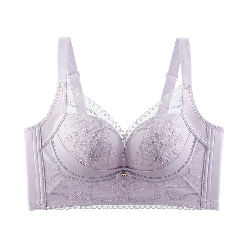 内衣/聚拢内衣/聚拢胸罩/文胸/聚拢杯胸罩白底实物图