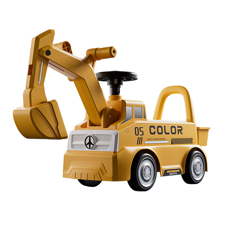 汇纳玩具/机械工程车/挖掘机/汇纳白底实物图