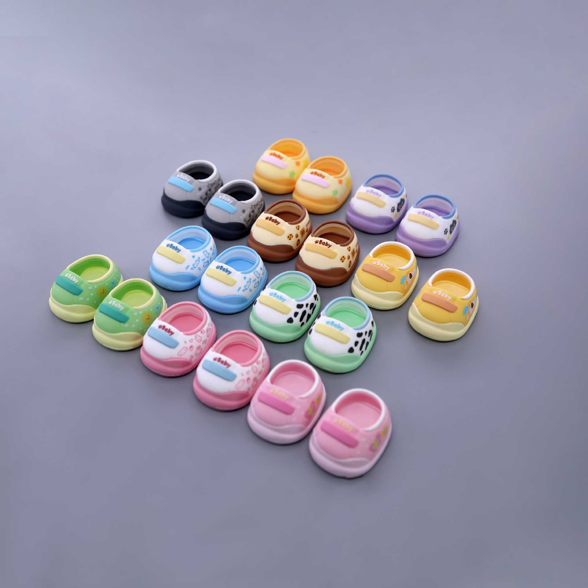 【20CM】学步鞋14寸棉花娃鞋 醒狮龙水豚卡皮鲨鱼多巴胺兔狗猪鞋