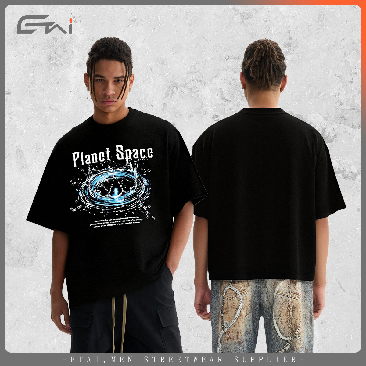 Black T-shirt Specification image