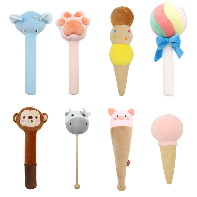 Cartoon cute animal massage, back massage stick, Recreation House creative plush little hammer, back massage stick, back massage hammer