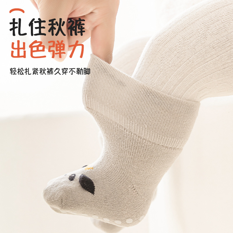 Baby socks, thickened and warm for autumn and winter, floor socks for babies, 0-1 year old, loop cartoon mid-calf socks for infants and toddlers, new birth socks Application Scenario