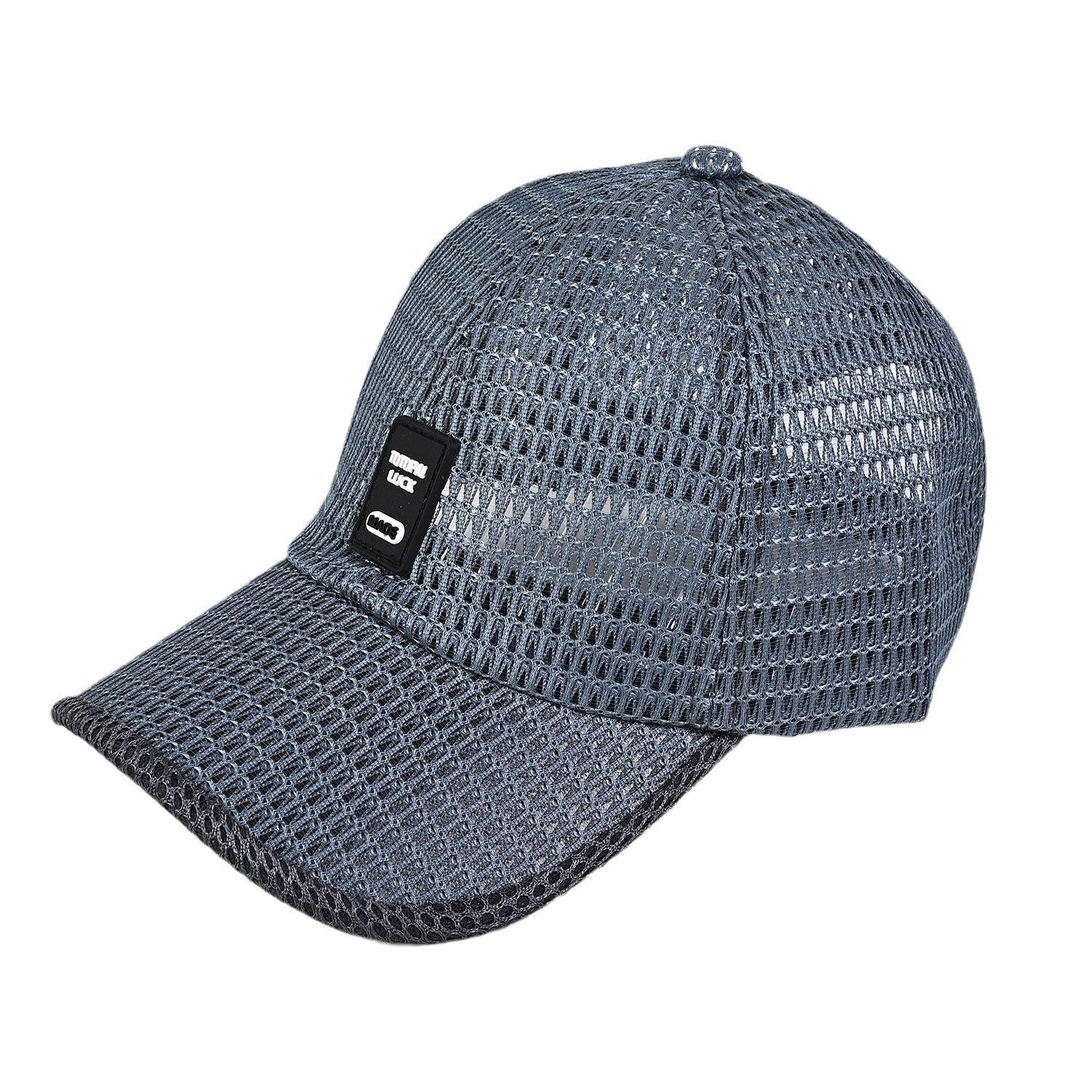 帽子夏季男士女士夏季通用防晒网帽户外运动防紫外线遮脸棒球帽白底实物图