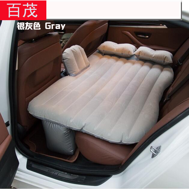 Interior products: Folding car inflatable bed, PVC flocked car inflatable mattress, SUV in-car travel inflatable bed details Picture