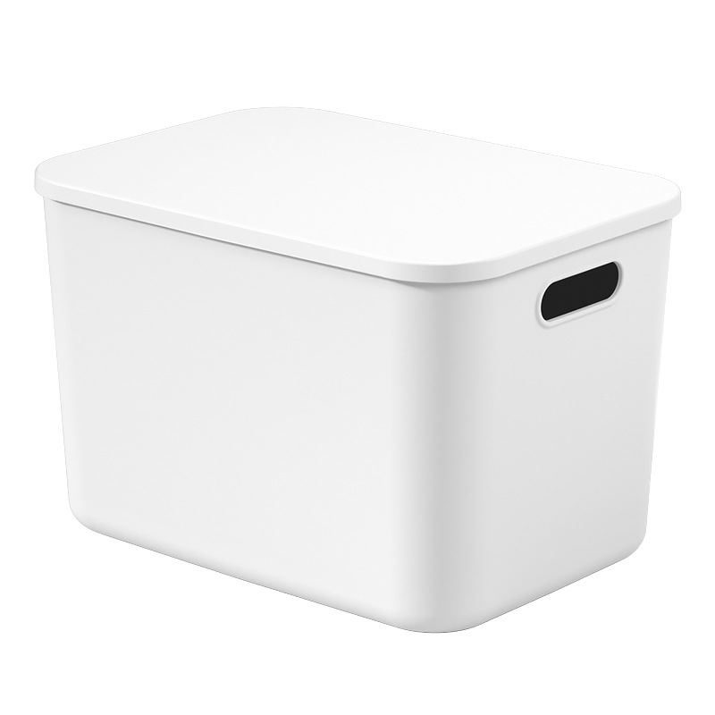 Sundries storage box, desktop cosmetics retail toy organizing basket, household plastic storage box, kitchen organizing box Item Picture