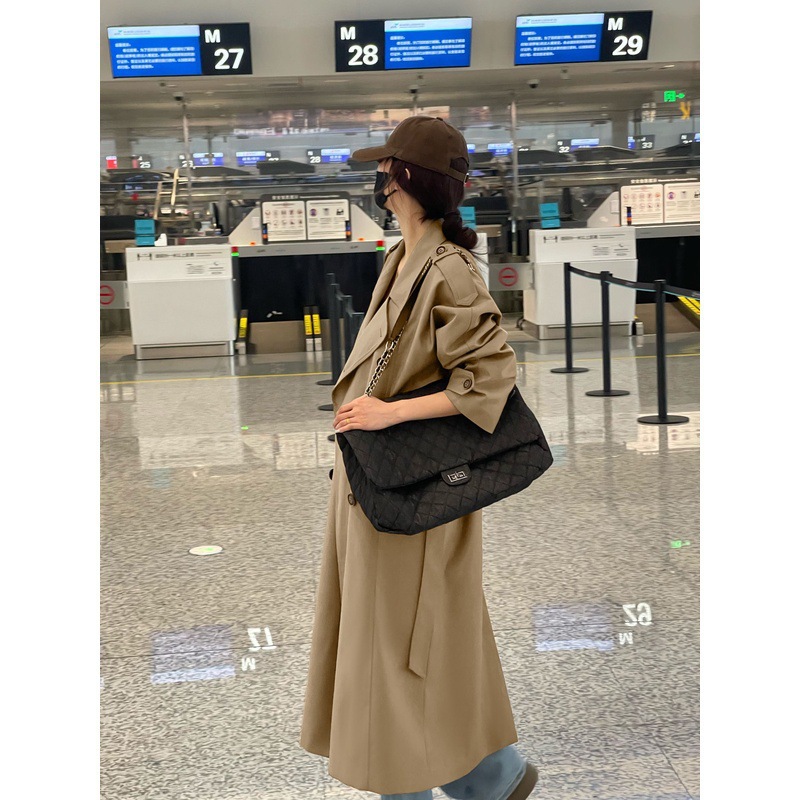 The new mid-length, knee-length, high-end and fashionable style of the British windbreaker for women in the Spring and autumn of 2025 is in vogue Application Scenario