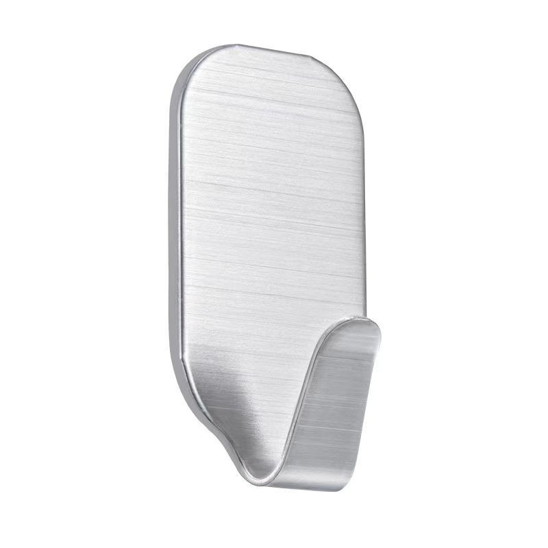 Gancho de ropa de acero inoxidable sin perforación autoadhesivo cuarto de baño cocina basalto para la pared llave trainless strong sticky hook Item Picture
