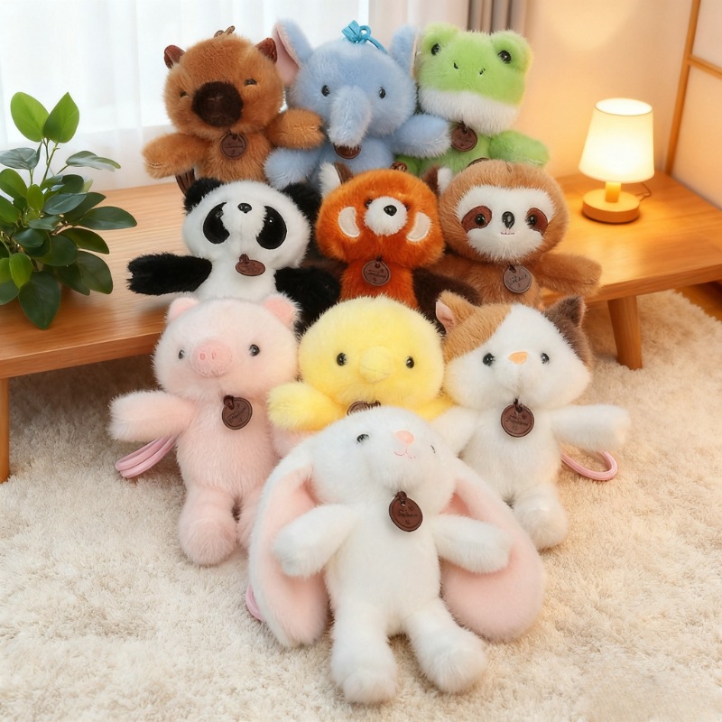 Palm Treasure dolls, plush toys, figurines, small pendants, bear bed dolls, pandas, rabbits, little pigs, monkeys