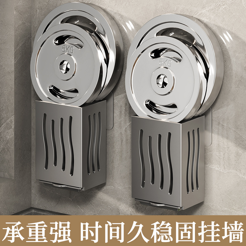 Household wall-mounted multi-functional chopstick holder, kitchen non-drilling chopstick holder, tableware storage, draining spoon shelf Application Scenario