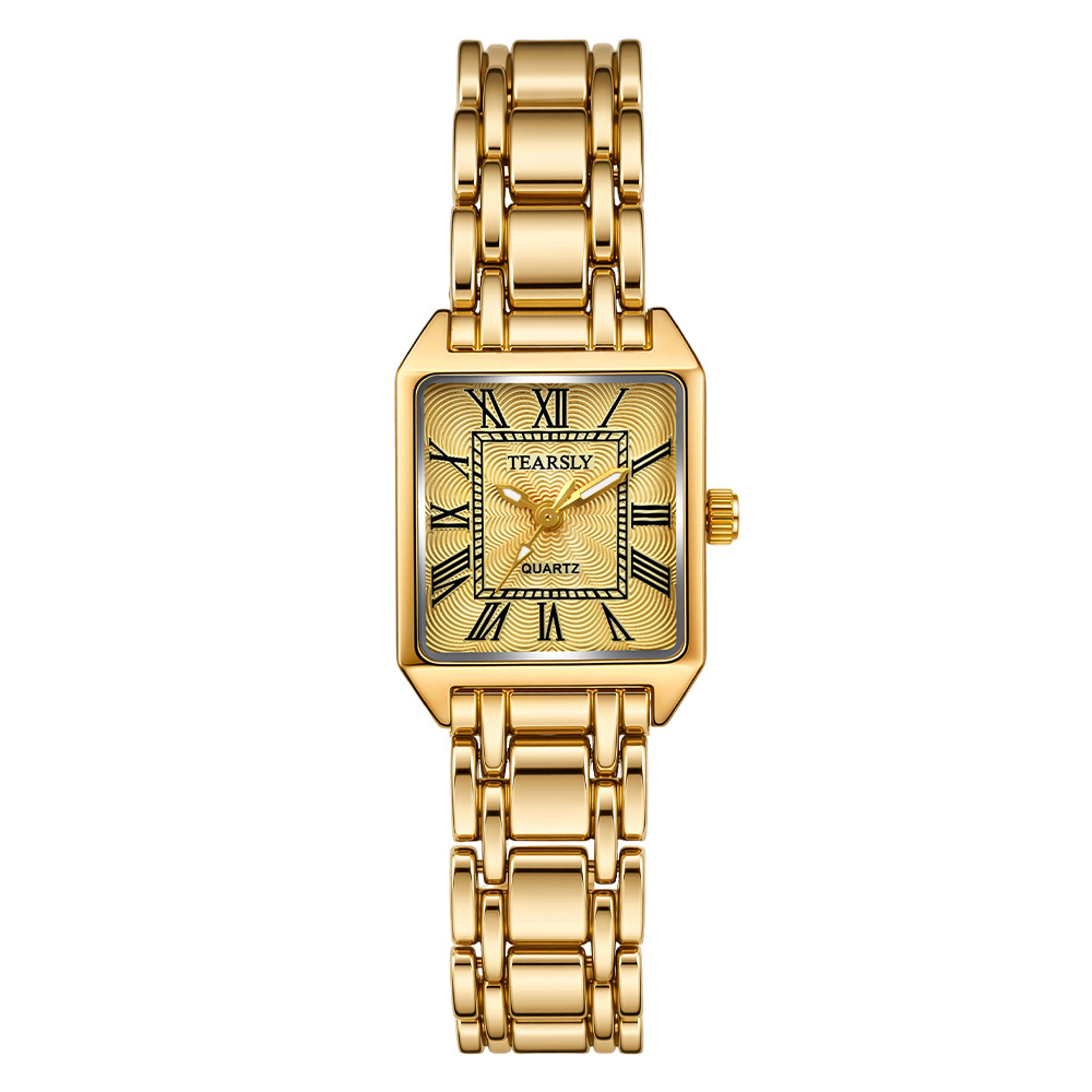 Crossover burst waterproof luminoso reloj de mujer cuadrada vintage dial cuarzo nuevo reloj de mujer personalizado al por mayor Item Picture