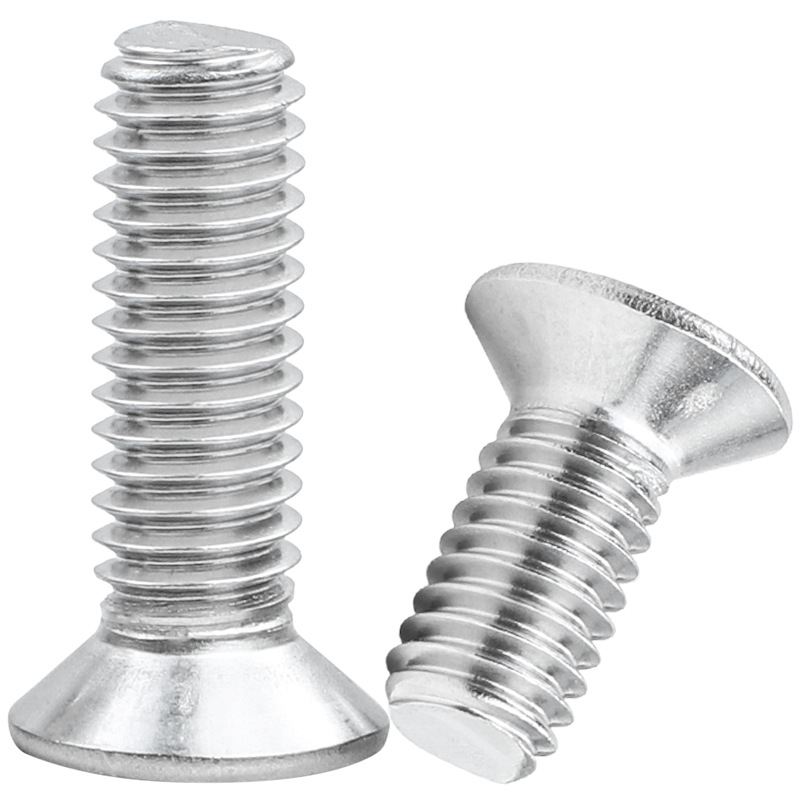 304 stainless steel screws, countersunk screws, cross-groove flat head screws, KM machine screws, small screws M2, M3, M4, M5, M6 Specification image