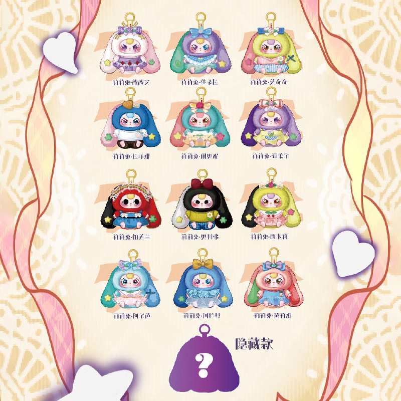 Lilith Rabbit Town 4th Generation Surprise Plush Blind Box for three-year-old Kids, creative and cute decorative items, a batch of trendy and charming decorative items for girls details Picture