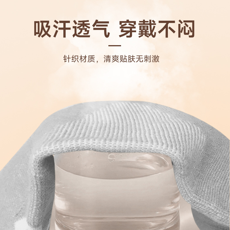 四面弹保暖护膝盖四季通用弹力透气运动防护空调房防滑护膝批发产品图