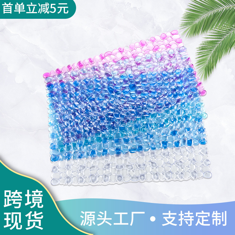 热卖浴室防滑垫酒店厨房卫生间卫浴防滑垫子多吸盘防摔倒坚实地垫