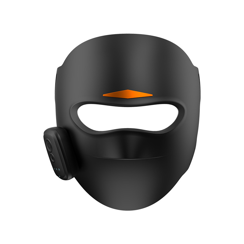 3D stereoscopic photon mask magnetic suction wireless LED red, blue and yellow light 850nm facial beauty device cross-border beauty mask Item Picture