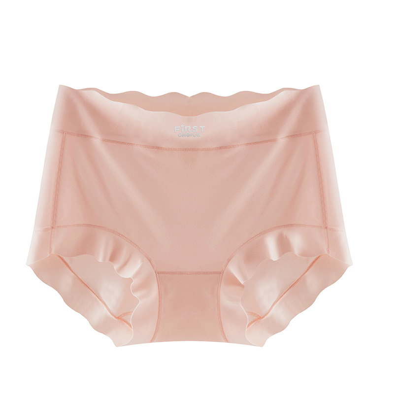 内裤/一次性内裤/内裤女士高腰舒适/内裤莫代尔面料/内裤莫代尔白底实物图