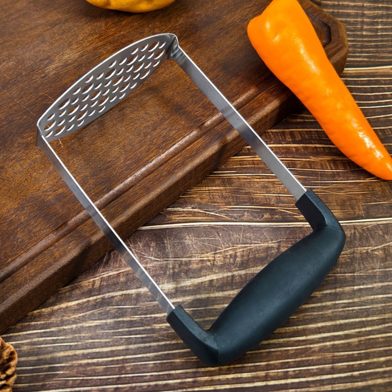 The stainless steel mud press, a commercial kitchen multi-functional potato paste crusher and a dedicated mud press tool, is selling well across borders