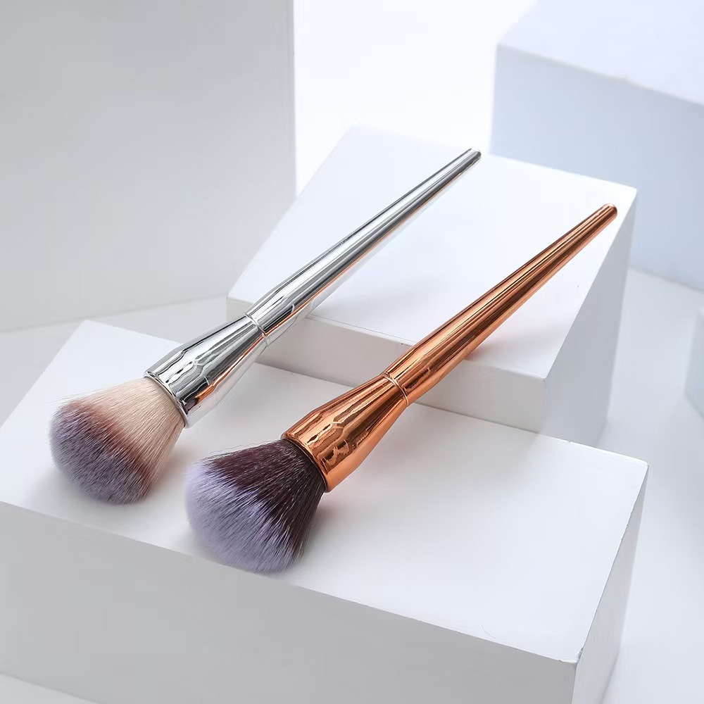 瑛秀美跨境专供大号单支散粉刷玫瑰金化妆刷超柔软毛粉刷亚马逊爆款美妆工具厂家直销细节图