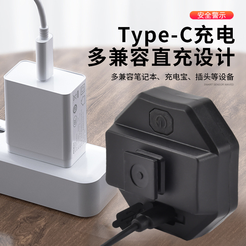 Bicycle taillights, night riding lights, charging riding flashlights, bicycle lights, night warning lights, mountain bike lights, equipment accessories Application Scenario