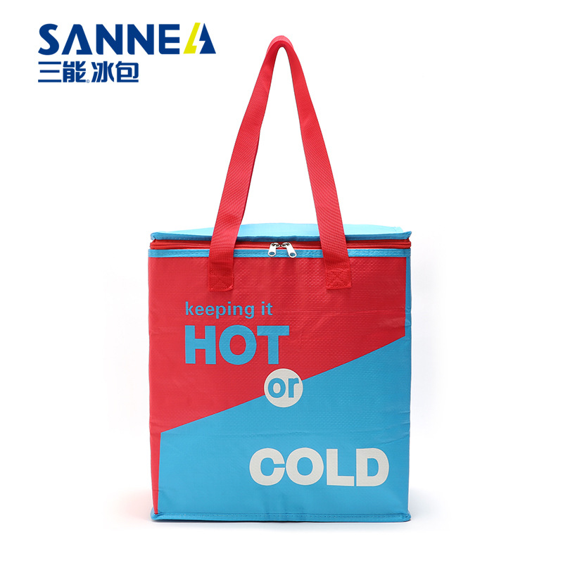 New woven fabric hand-held insulated bags, outdoor picnic bento bags, laminated insulated bags, ice packs are in stock and available for wholesale details Picture