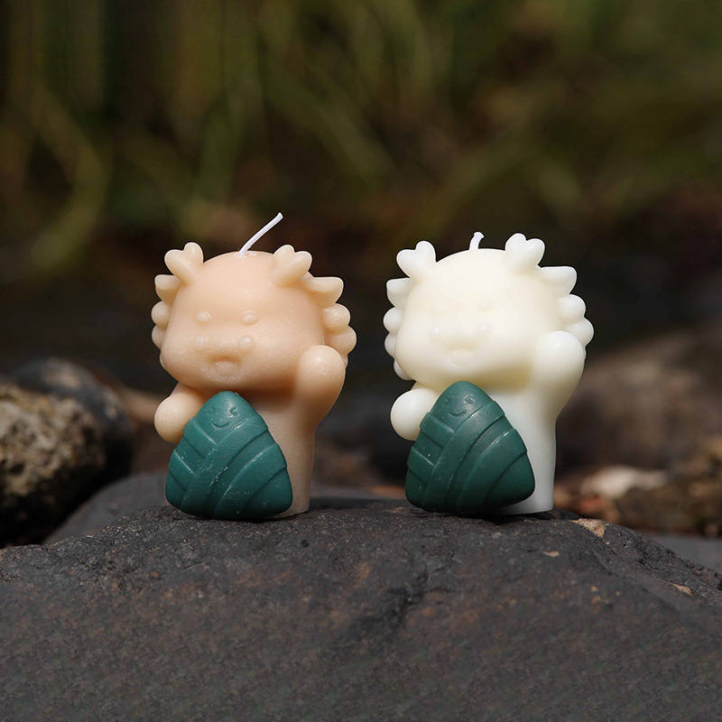 端午抱粽创意造型香薰蜡烛文创伴手礼批发家居摆饰拍摄