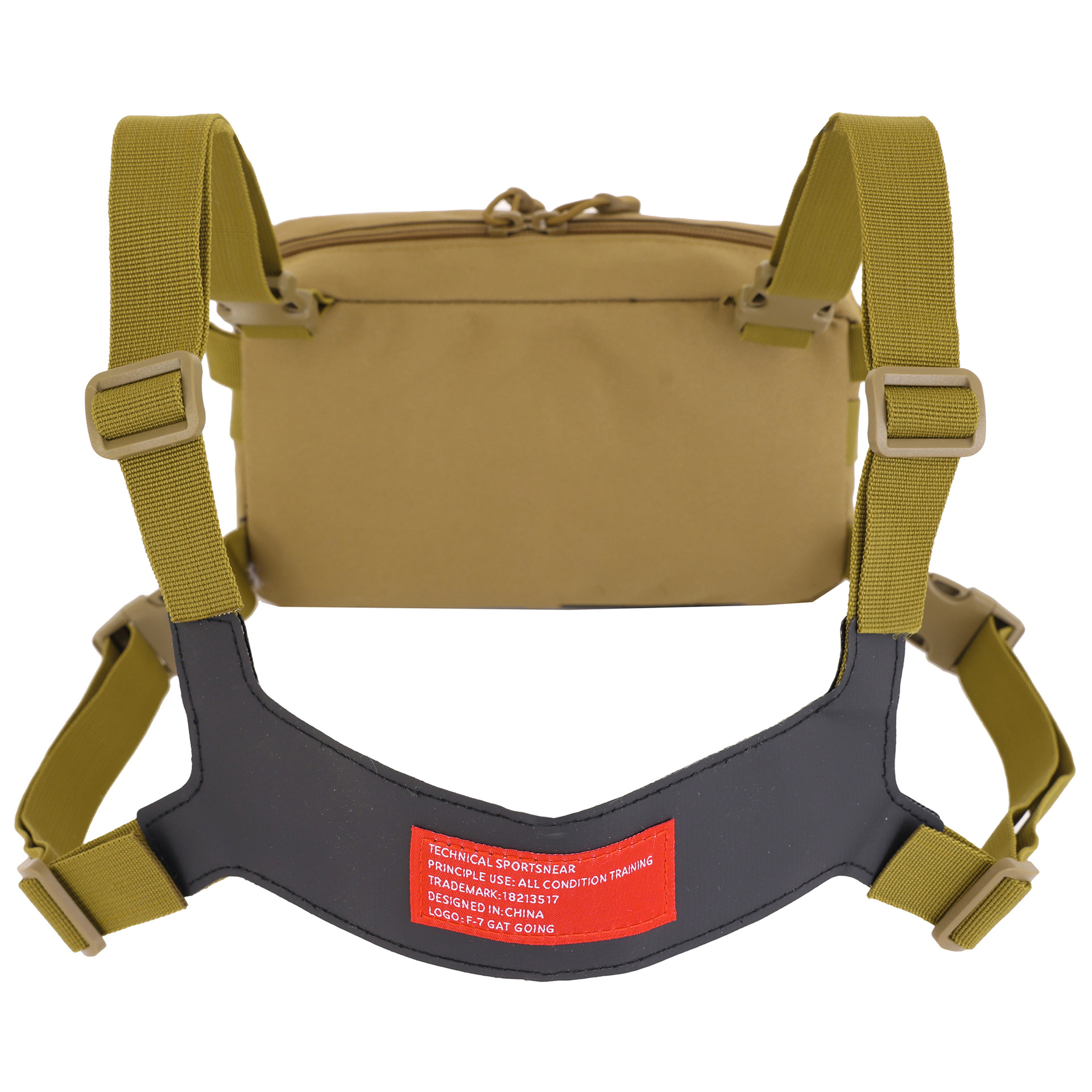 Black tactical backpack tactical vest with built-in breathable insert plate outdoor backpack strap Application Scenario