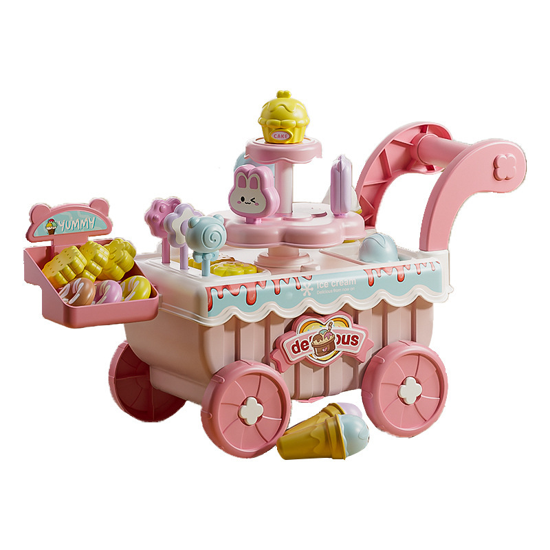 Children's house, ice cream truck, ice cream toys, kitchen set, 3-6-year-old girl's Children's Day gift Item Picture