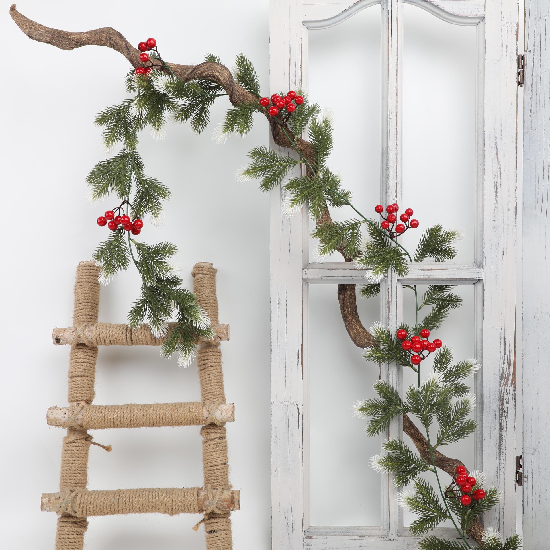 仿真花DIY发饰配件/假花/5朵塑膠花/仿真花/假花批发产品图