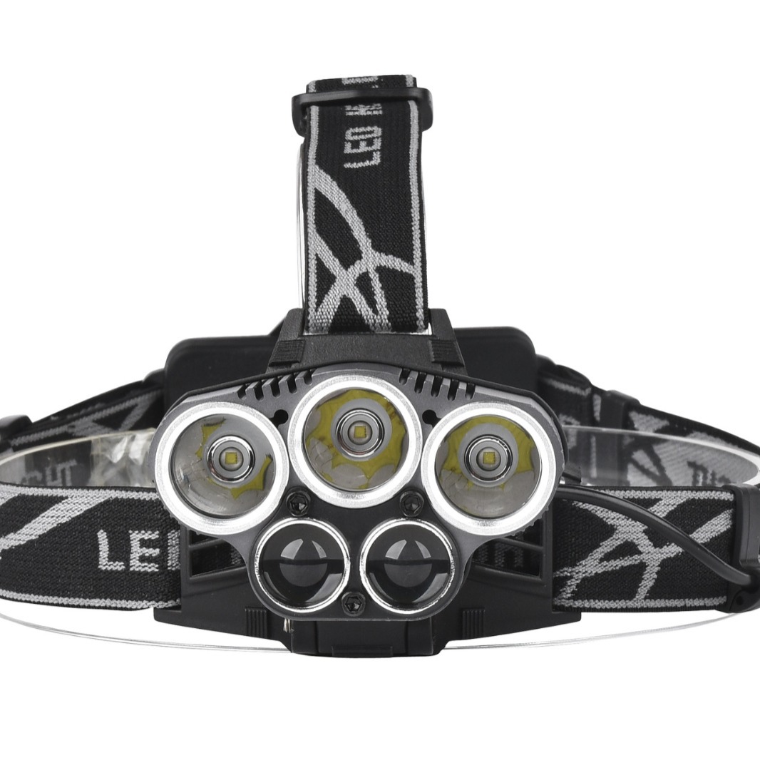 Cross-border XPE+COB headlamp Type-c charging headlamp Portable 5LED sensor headlamp red light sensor headlamp Application Scenario