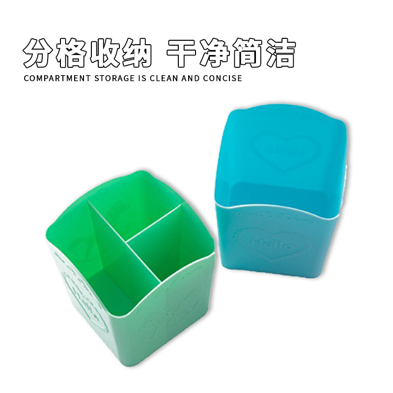 厂家供应卡通创意笔筒卡通塑料笔筒收纳筒浮雕欢迎咨询细节图