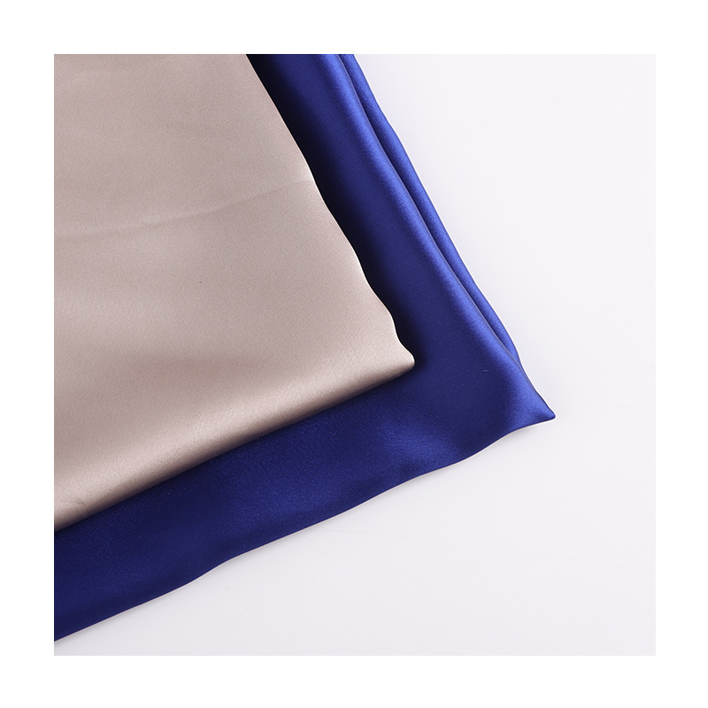 现货全涤亮面缎时装醋酸面料女装吊带连衣裙小衫睡衣布料