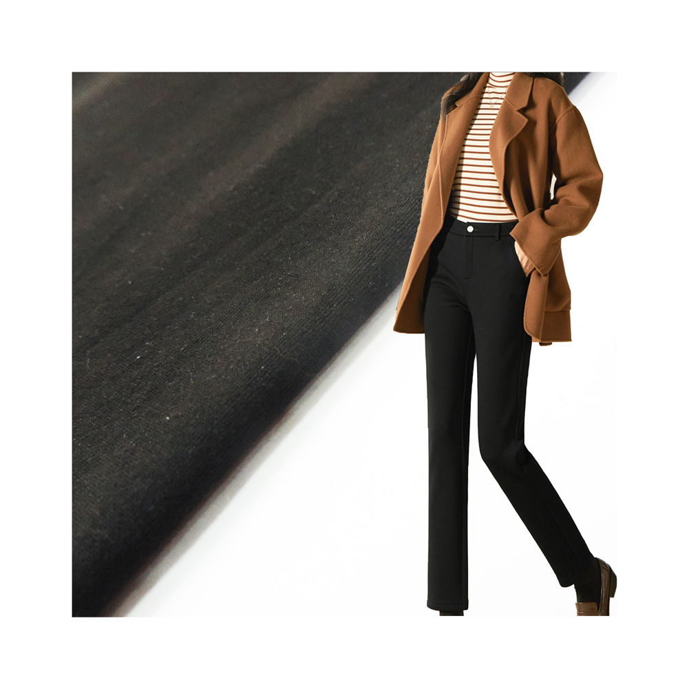 190g牛奶丝正磨反拉针织磨毛拉毛打底裤内里布卫衣外套面料