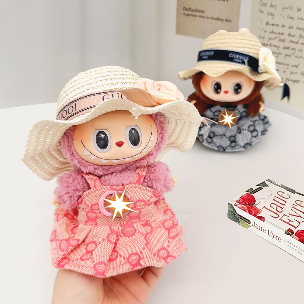 First, second and third generation Labub baby clothing big brand set, Labub little clothes, doll, elegant princess dress, French set details Picture