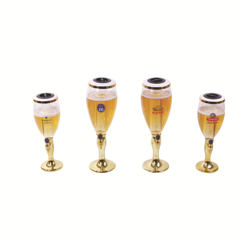 In-stock wine cannons, beer barrels, draft beer barrels with faucets, bars, KTVS, night markets, commercial beverage barrels, cola barrels, wine cannons Specification image