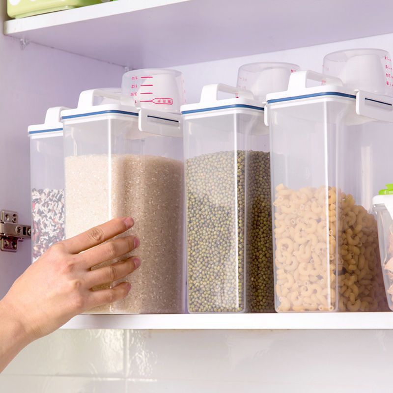Thickened rice buckets, household storage tanks, moisture-proof sealed tanks for grains, coarse grain tanks, storage boxes, food-grade plastic wholesale Specification image