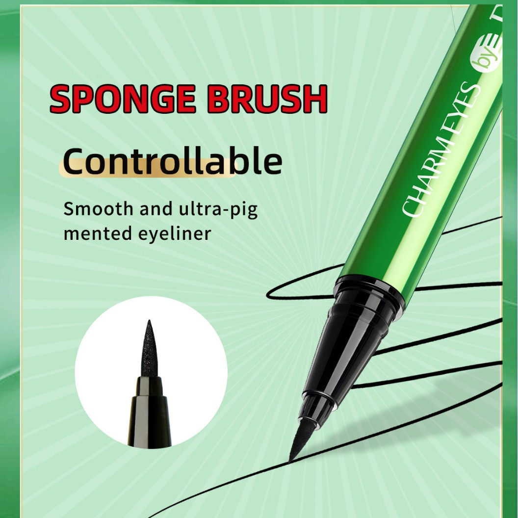 Cross-border exclusive bob eyeliner liquid pen, quick-drying, waterproof, long-lasting, non-smudging, natural and smooth, extremely fine eyeliner for the eyes Specification image