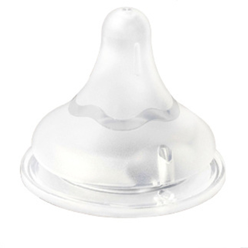 Qinbei's third-generation pacifier, a natural and realistic silicone wide-mouth bottle accessory for newborn babies Item Picture