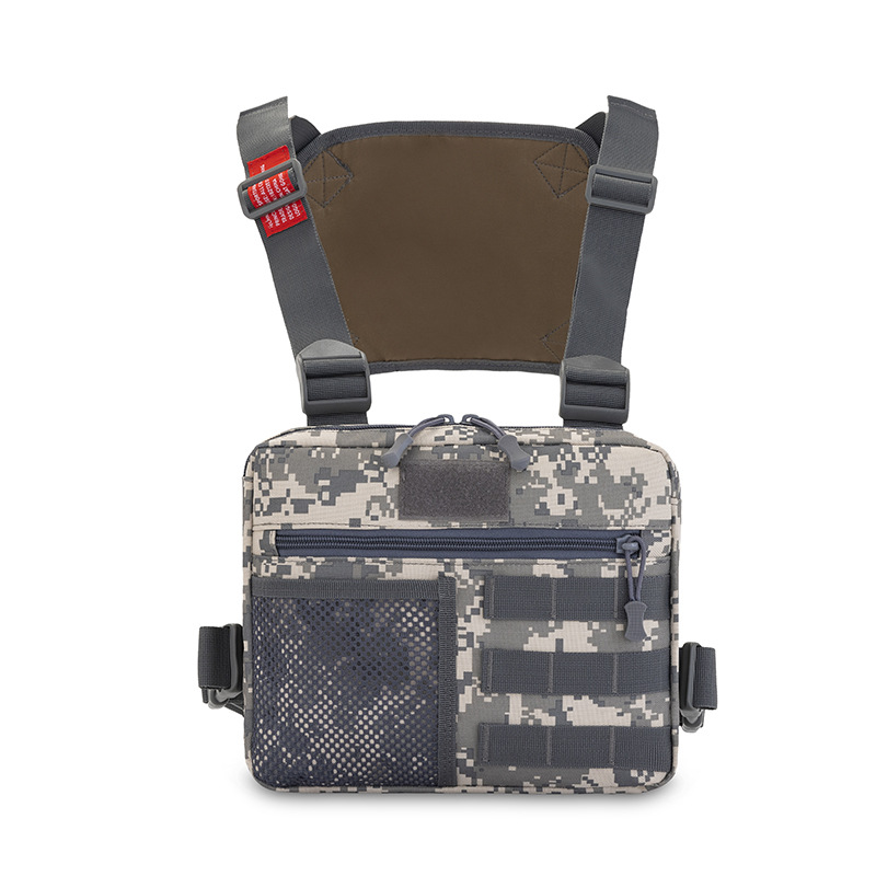 Tactical vest with built-in breathable insert plate, outdoor backpack with ribbon, tactical backpack 18L Item Picture