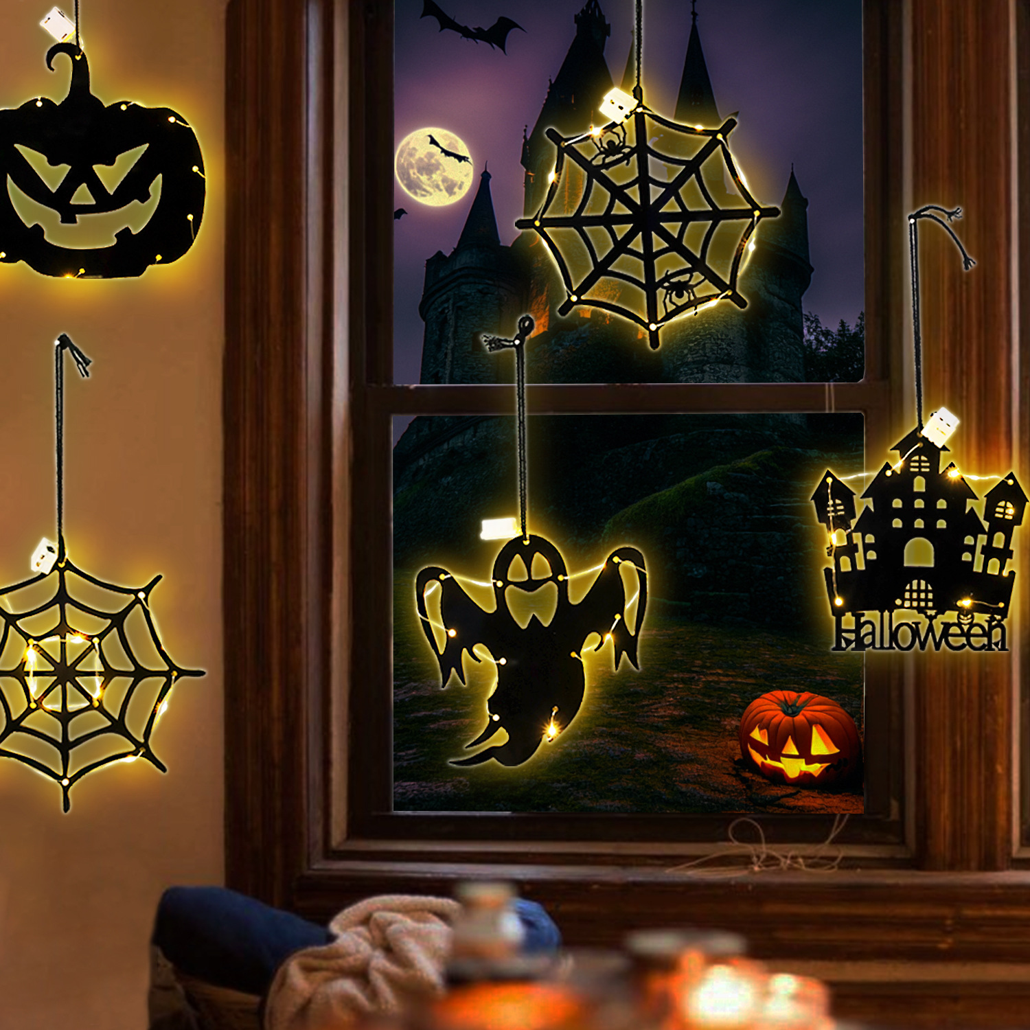 万圣节/万圣节木制/斋月节/万圣节diy/跨境产品图