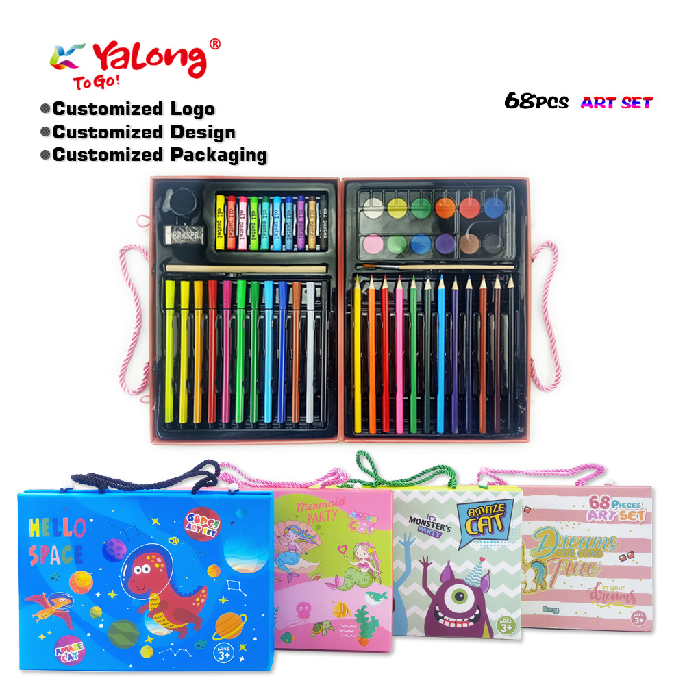 Hot-selling school supplies, stationery, painting sets, high-value student and children's art painting sets Specification image