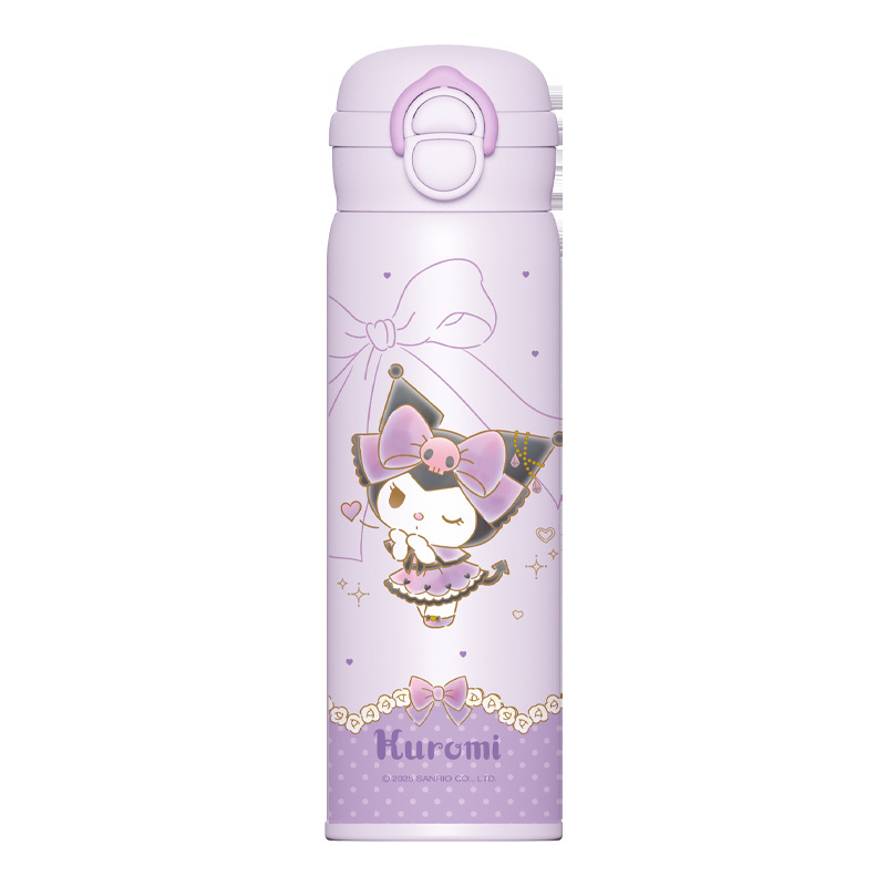Sanrio Hello Kitty children's insulated cup, cute, high appearance level, student girls' water cup, straw 316 portable cup Item Picture