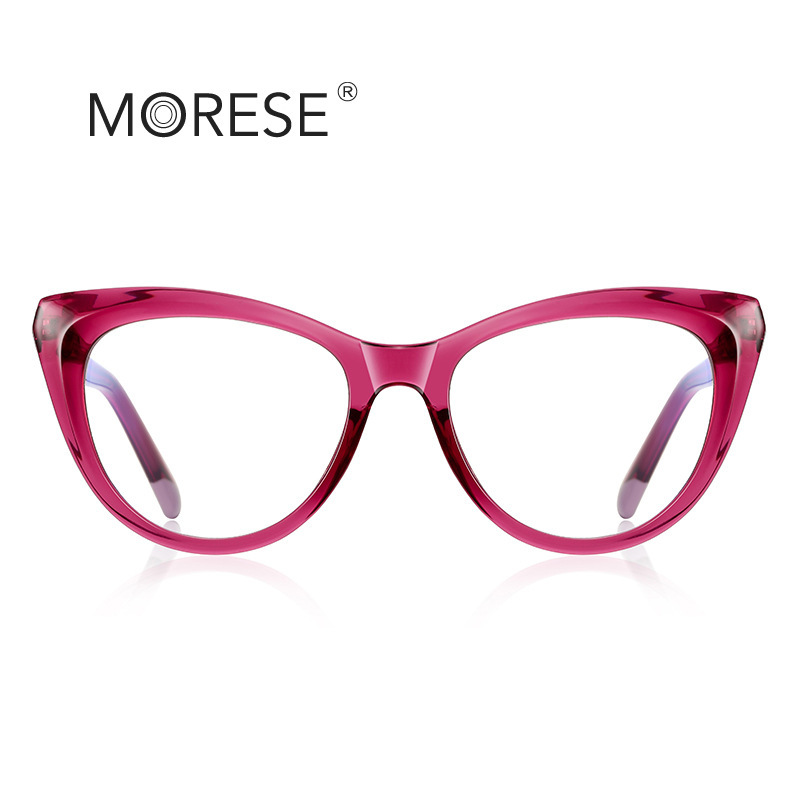 Amazon's new anti-blue light glasses 2149 are selling well in Brazil. Cross-border cat-eye flat glasses, personalized and versatile frames for women Item Picture