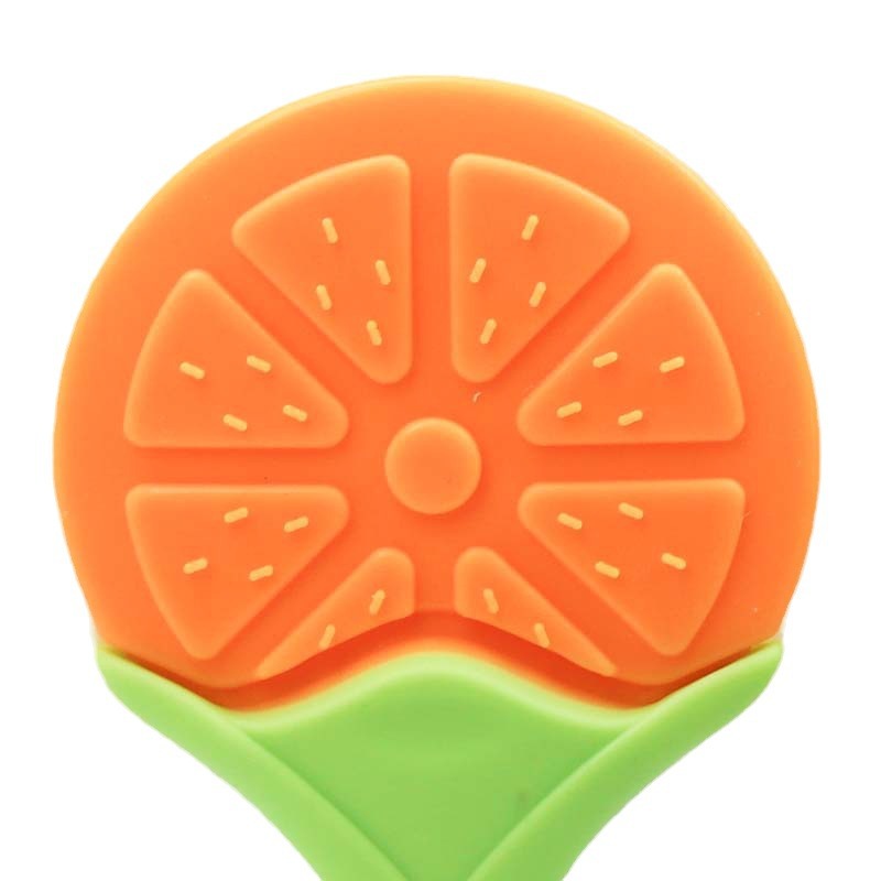 Baby bite fruit complementary food, bite play baby fruit and vegetable teething rings, teething sticks, eat fruit juice, food-grade silicone Item Picture