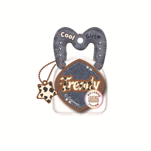 TTR Little Cute Box Denim Series Cotton candy Cushion Powder Puff, dry and wet dual-purpose Powder puff cushion beauty egg Item Picture
