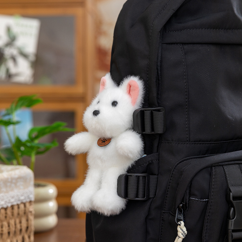 Direct sales from the plush toy pendant manufacturer. Forest animal Cute Jumping series three-flower cat and dog pendants are in stock and available for wholesale Application Scenario
